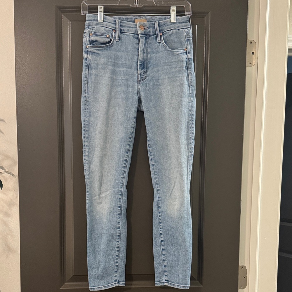 MOTHER Light Blue Skinny Jeans